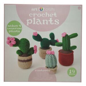 Art 101 Crafts Crochet Plants Kit, 19 Pieces